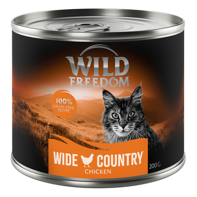 Wild Freedom Adult Kattenvoer 6 x 200 g - Strong Island - Kip & Varken - natvoer katten