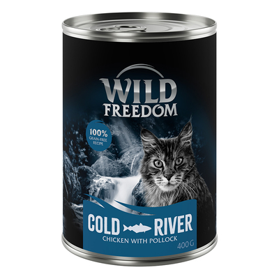 Wild Freedom Adult Kattenvoer 6 x 400 g - White Infinity - Kip & Paard - natvoer katten