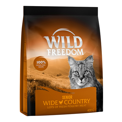 Wild Freedom Senior "Wide Country" met Gevogelte Kattenvoer - 400 g - kattenbrokken
