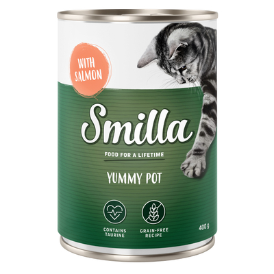 Smilla Smulpannetje Zalm 20 x 400 gram - natvoer katten