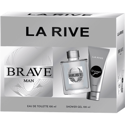 La Rive geschenkset Brave EDT + showergel