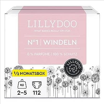 LILLYDOO  luiers maat 1 - 112 stuks
