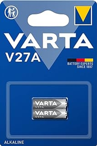 VARTA Batterijen Alkaline Knoopcel V27A Knoopcellen 2 stuks, in originele blisterverpakking