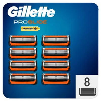 Gillette Fusion ProGlide Power scheermesjes - 8 stuks