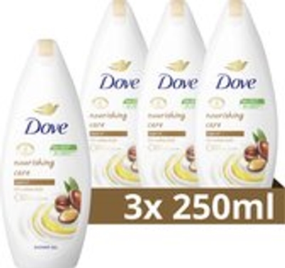 Dove Nourishing Care Verzorgende Douchegel - 3 x 250 ml