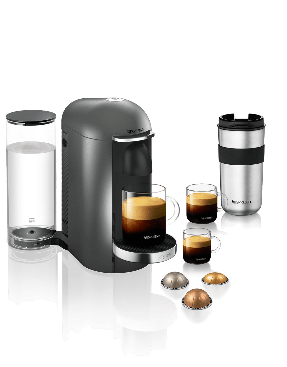 Krups Nespresso Vertuo Plus Xn900t Titan