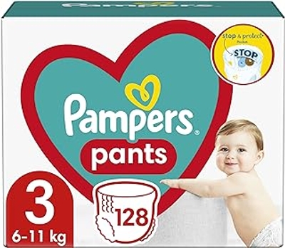 Pampers Baby Dry Pants  luierbroekjes maat 3 - 128 stuks