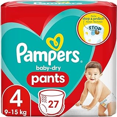 Pampers Baby Dry Pants  luierbroekjes maat 4 - 27 stuks