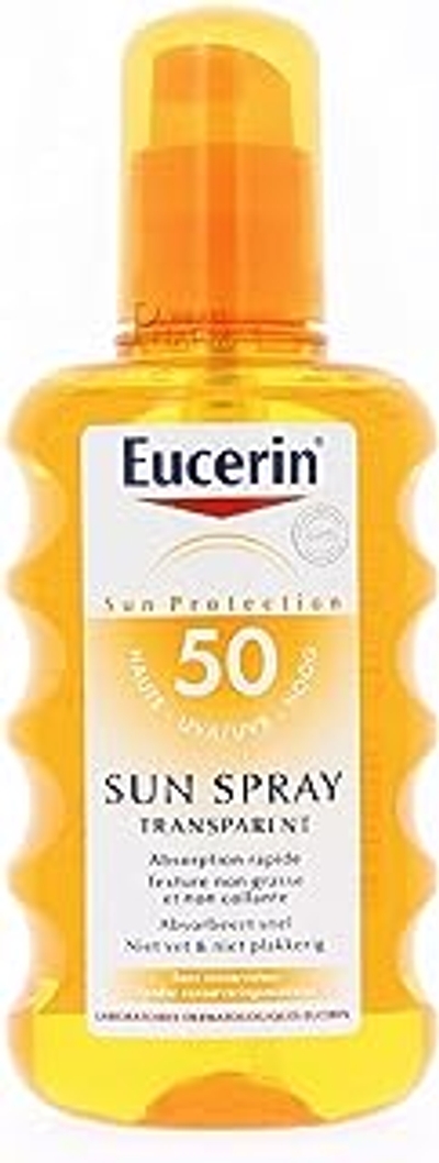 Eucerin - Clear Sun Spray SPF 50 Transparante bruiningsspray - 200 ml