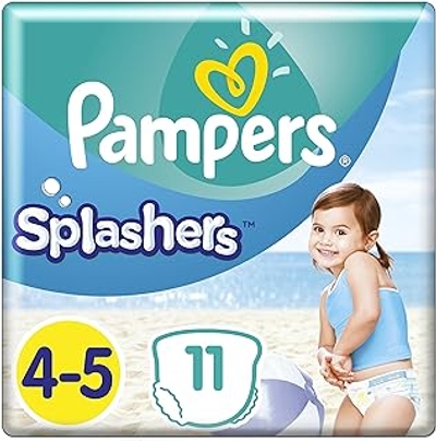 Pampers Splashers  zwemluiers maat 4-5 - 15 stuks