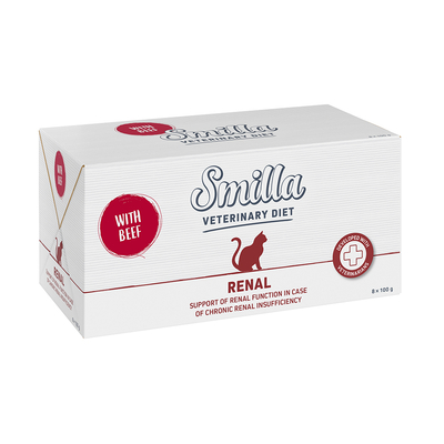 24x100g Renal Smilla Veterinary Diet Kattenvoer - natvoer katten