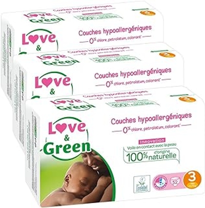 Love & Green  luiers maat 3 - 156 stuks
