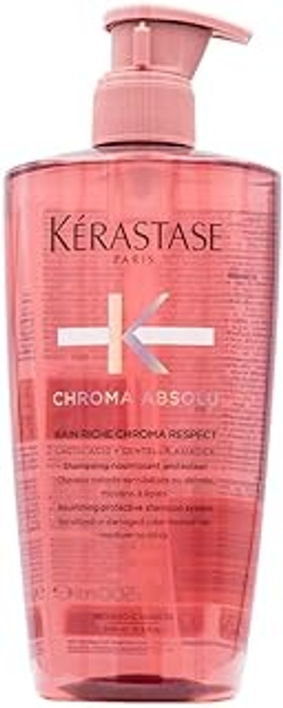 Kérastase Chroma Absolu Kérastase Bain Riche Chroma Respect - Kleurbeschermende, verzorgende shampoo voor gekleurd haar - 500ML