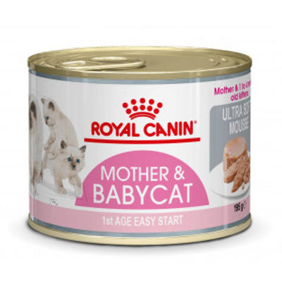 Royal Canin Mother & Babycat Mousse kattenvoer 2 trays (24 x 195 g) - kattenbrokken - natvoer katten