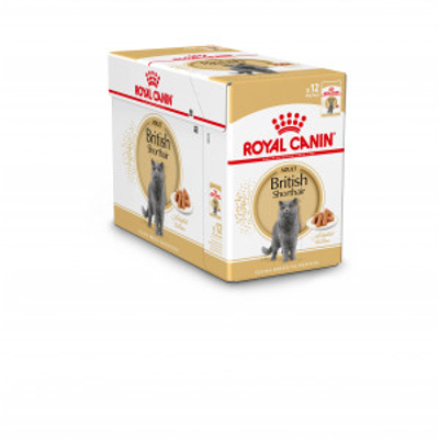 Royal Canin British Shorthair Adult natvoer 4 dozen (48 x 85 g) - kattenbrokken - natvoer katten