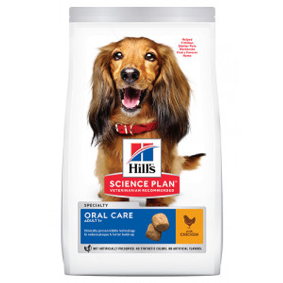Hill's Adult Oral Care met kip hondenvoer 2 x 2 kg - hondenbrokken