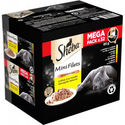 Sheba Mini Filets met gevogelte in saus multipack natvoer kat kuipjes (85 g) 1 verpakking (32 x 85 g) - kattenbrokken - natvoer katten