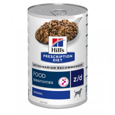 Hill's Prescription Diet Z/D Food Sensitivities nat hondenvoer blik 2 trays (24 x 370 g) - natvoer honden