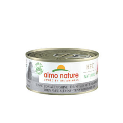 Almo Nature HFC Natural tonijn met jonge ansjovis (150 g) 24 x 150 g - kattenbrokken - natvoer katten