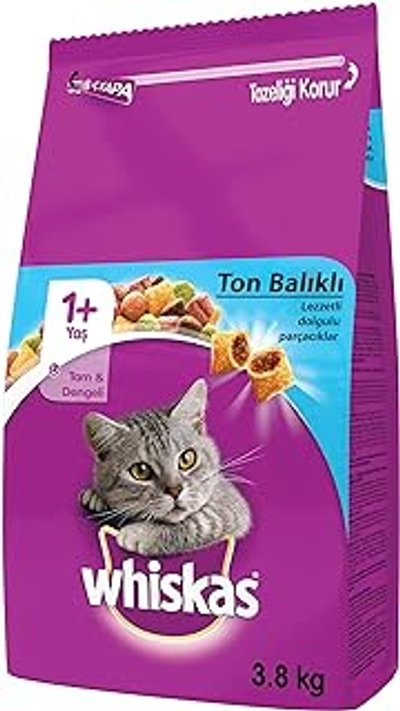Whiskas droog adult tonijn kattenvoer 3,8 KG - kattenbrokken