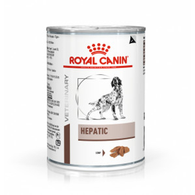 Royal Canin Veterinary Hepatic blik hondenvoer 1 tray (12 x 420 g) - natvoer honden - hondenbrokken - natvoer honden