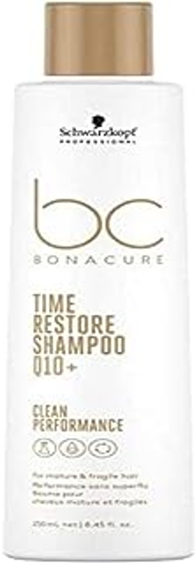 Schwarzkopf Professional Bonacure Time Restore Shampoo - 250 ml- Normale shampoo - Voor Alle haartypes -