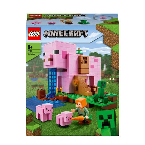 LEGO Minecraft Het Varkenshuis 21170 Bouwset