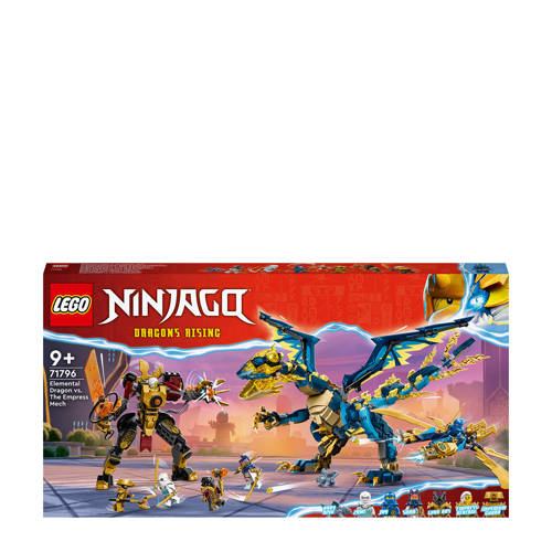 LEGO Ninjago Elementdraak vs. de mecha van de keizerin 71796