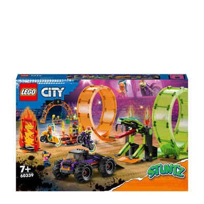 LEGO City Dubbele looping stuntarena 60339