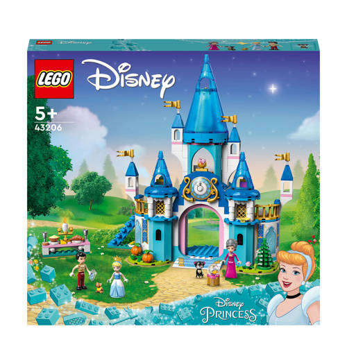 LEGO Disney Princess Het kasteel van Assepoester en de knappe prins 43206