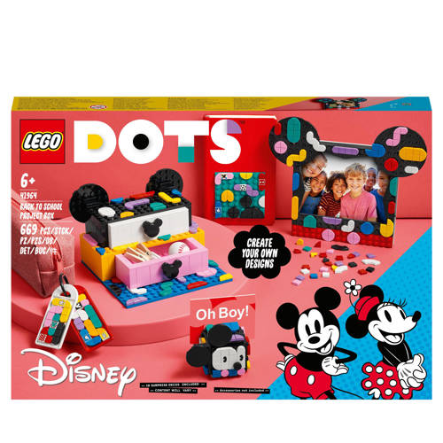 LEGO Dots Mickey Mouse & Minnie Mouse: Terug naar school 41964 Bouwset