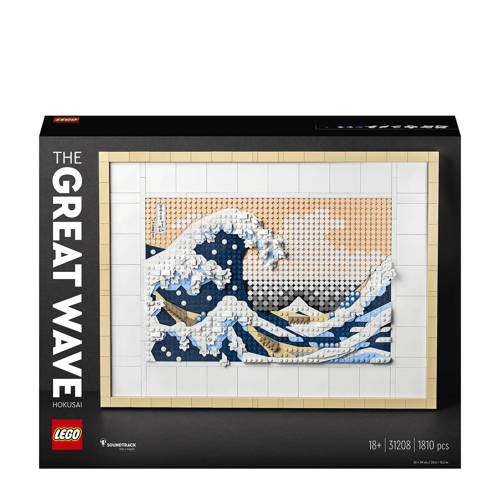 LEGO Art Hokusai - De grote golf Wanddecoratie Set 31208