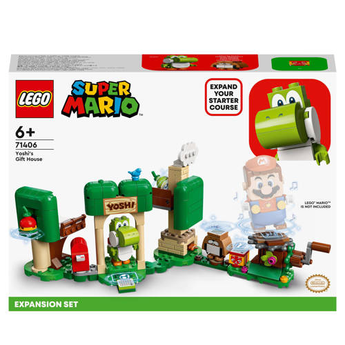LEGO Super Mario Uitbreidingsset: Yoshi’s cadeauhuisje 71406 Bouwset
