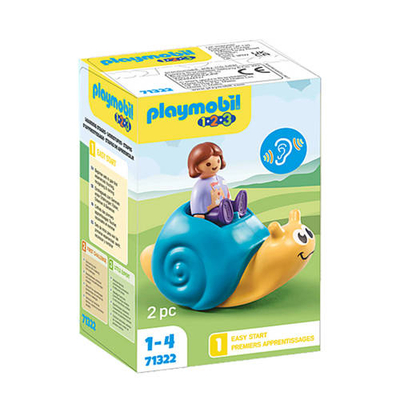PLAYMOBIL 1.2.3 Schommelende slak - 71322