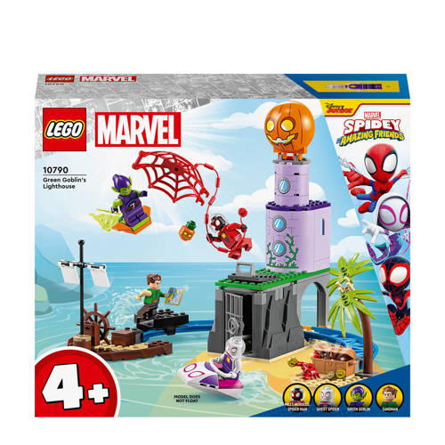 LEGO Marvel Spider-Man Team Spidey bij de Vuurtoren van Green Goblin 10790 Bouwset