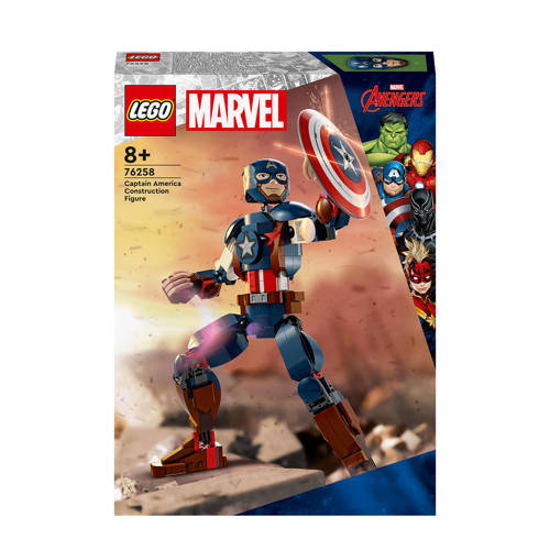 LEGO Marvel Avengers Captain America bouwfiguur 76258