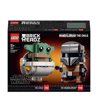 LEGO BrickHeadz Star Wars De Mandalorian & Baby Yoda - 75317