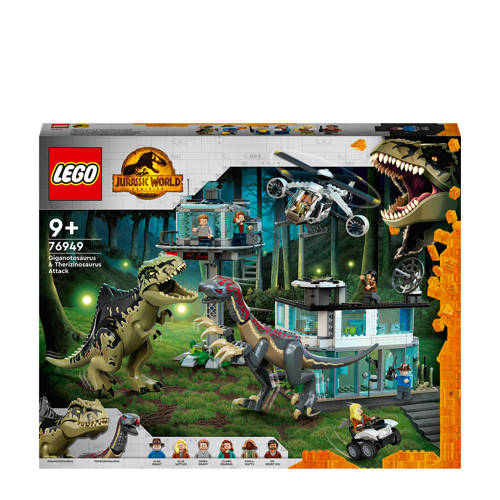 LEGO Jurassic World Giganotosaurus & Therizinosaurus aanval 76949