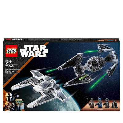 LEGO Star Wars Mandalorian Fang Fighter vs. TIE Interceptor 75348