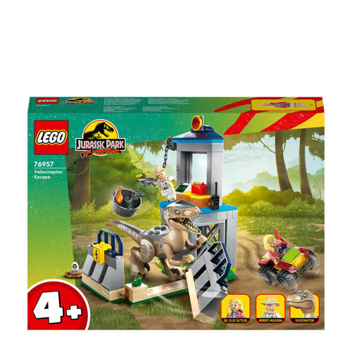 LEGO Jurassic World Velociraptor ontsnapping 76957