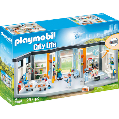PLAYMOBIL City Life Ingerichte ziekenhuis vleugel - 70191