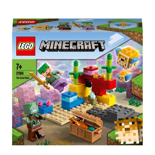 LEGO Minecraft Het koraalrif 21164 Bouwset