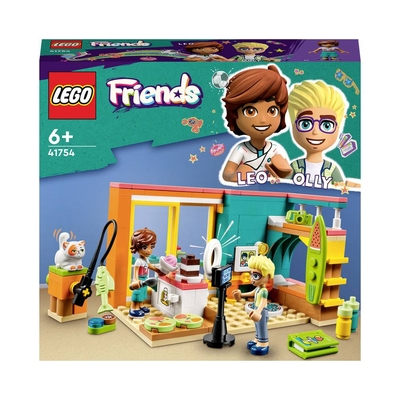 LEGO Leo's kamer Reisspeelgoed met Minipoppetjes, Accessoires en Huisdier - 41754
