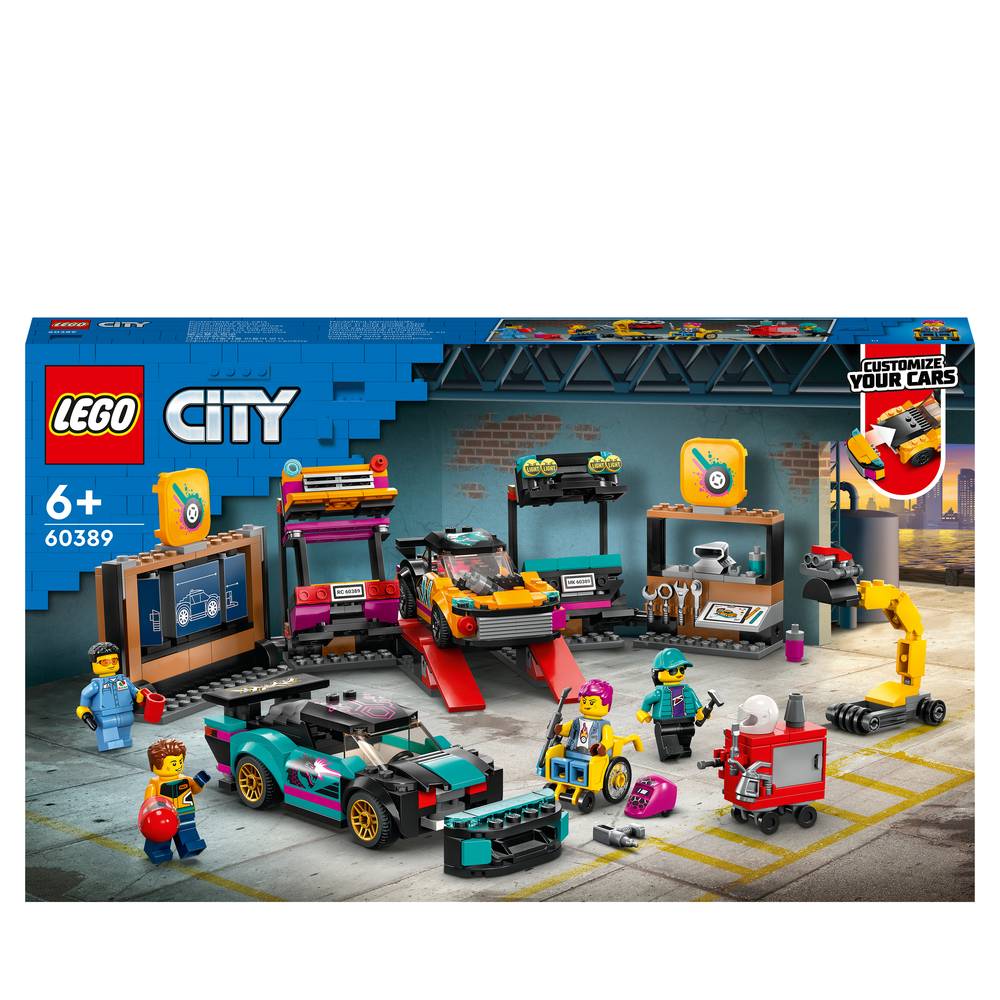 LEGO City Garage voor aanpasbare auto's 60389