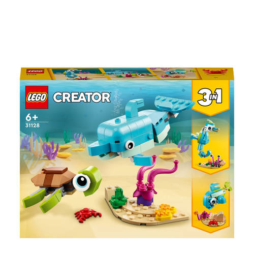 LEGO Creator Dolfijn en schildpad 31128 Bouwset