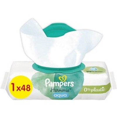 Pampers Harmonie Aqua billendoekjes - 48 stuks