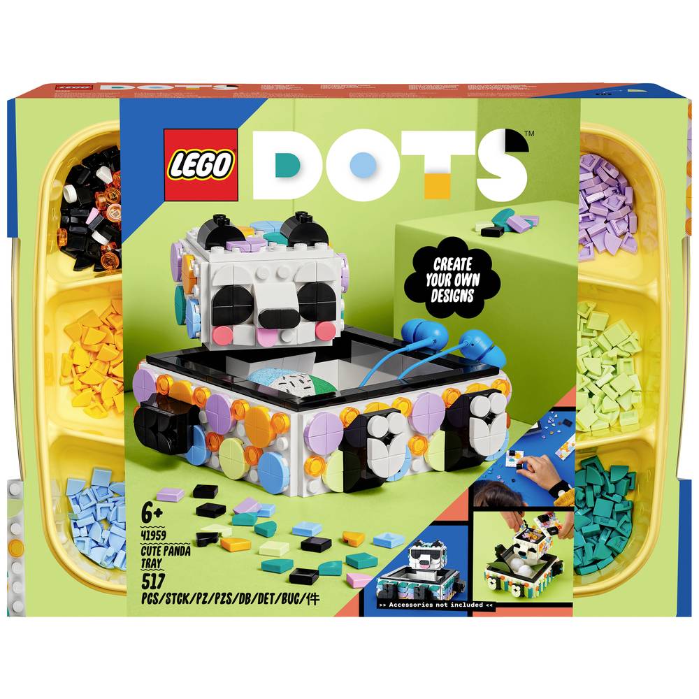 LEGO® DOTS 41959 Panda-aflegschaal