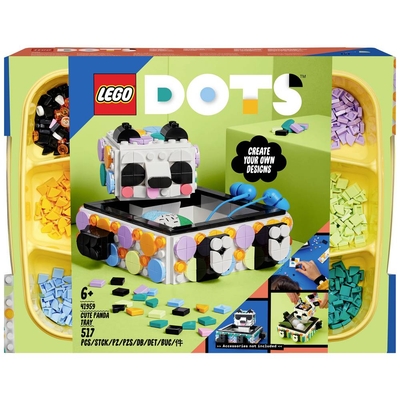 LEGO DOTS Schattige panda bakje - 41959