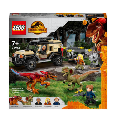 LEGO Jurassic World Pyroraptor & Dilophosaurus Transport 76951