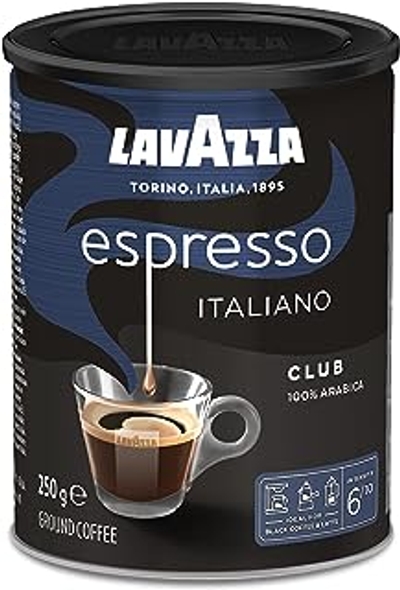 Lavazza Filterkoffie Club Espresso Italiano blik - 250 gram